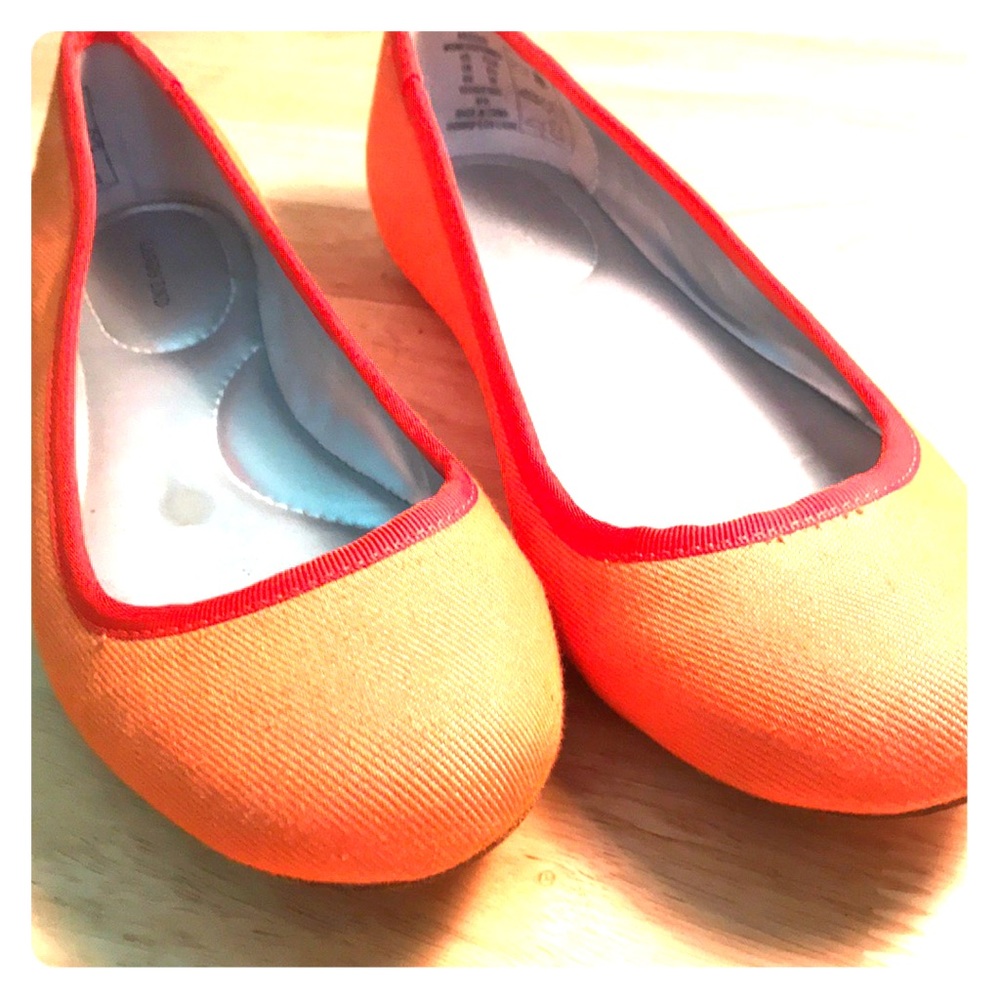 Orange Lands End flats